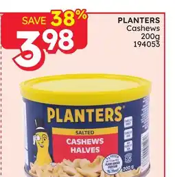 Rossy PLANTERS Cashews offer