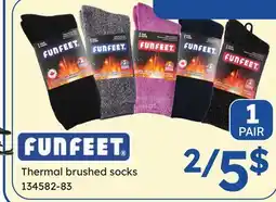 Rossy Thermal brushed socks offer