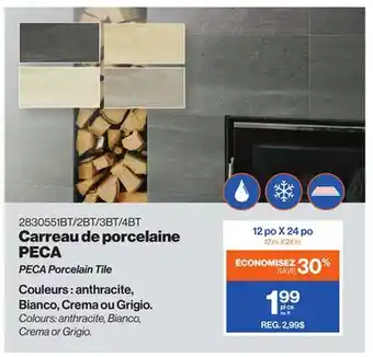 Patrick Morin Colours: anthracite, Bianco, Crema or Grigio offer