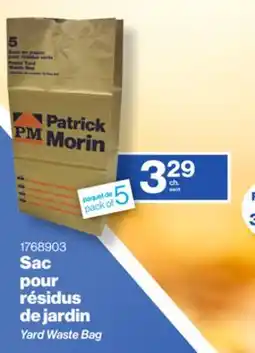 Patrick Morin Yard Waste Bag offer