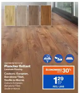 Patrick Morin Laminate Flooring offer