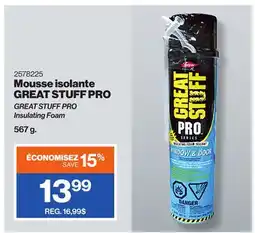 Patrick Morin Insulating Foam offer