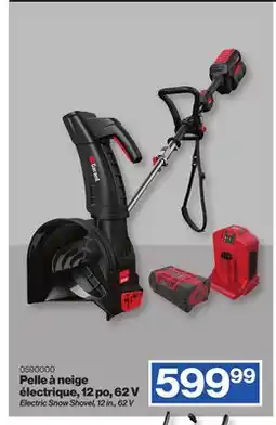 Patrick Morin Electric Snow Shovel, 12 in., 62 V offer
