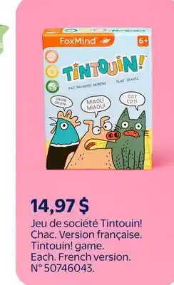 Walmart Tintouin! game offer