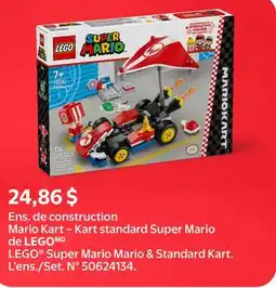 Walmart LEGO Super Mario & Standard Kart offer