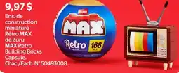 Walmart Zuru MAX Retro Building Bricks Capsule offer