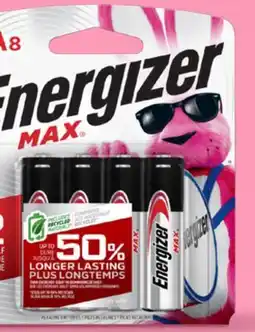 Walmart Energizer MAX AA8 Batteries offer
