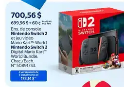 Walmart Mario Kart MC World Nintendo Switch 2 Digital Mario Kart World Bundle offer