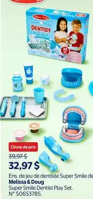 Walmart Melissa & Doug Super Smile Dentist Play Set offer