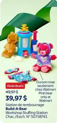 Walmart Build-a-Bear Workshop Stuffing Station offer