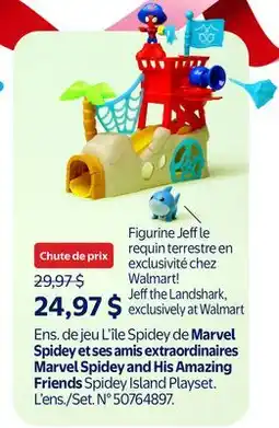 Walmart Marvel Spidey and His Amazing Friends Spidey Island Playset offer