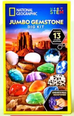 Walmart National Geographic Jumbo Gemstone Kit offer
