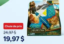 Walmart Figurine de combat Dragons How To Train Your Dragon Battle Dragon Figure offer