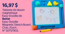 Walmart Battat Easy-Doodle Doodle Magnetic Sketch Board offer