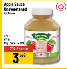 Mayrand Applesnax Unsweetened Applesauce 1.24 L offer