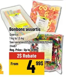 Mayrand Assorted candies Querico 1 kg to 1,5 kg offer