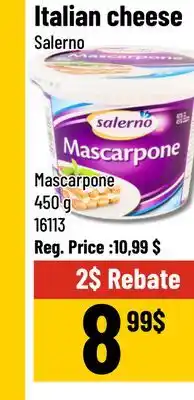 Mayrand Salerno Mascarpone Cheese 450 g offer