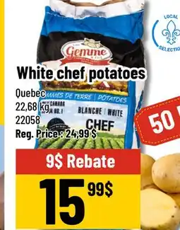 Mayrand White chef potatoes offer