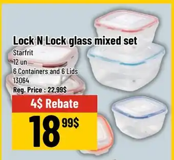 Mayrand Starfrit Lock N Lock Mixed Container Set 12 un offer