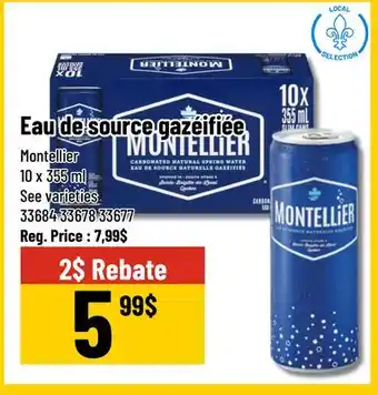 Mayrand Montellier Sparkling Mineral Water 355 ml x10 offer