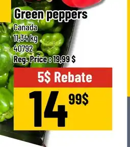 Mayrand Green Pepper 25 lb offer