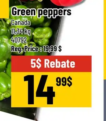 Mayrand Green Pepper 25 lb offer