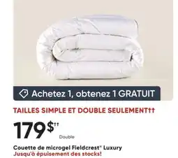Dormez Vous Couette de microgel Fieldcrest Luxury offer
