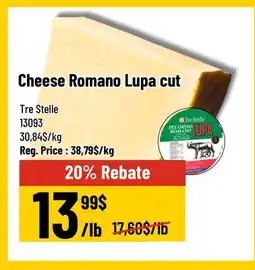 Mayrand Cheese Romano Lupa cut offer