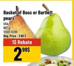 Mayrand Basket of Bosc or Bartlett pears 907 g offer