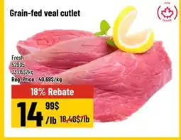 Mayrand Grain-fed veal cutlet offer