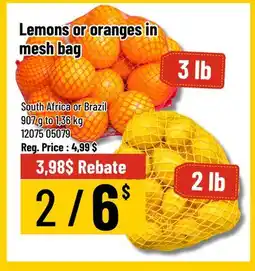 Mayrand Lemons or oranges in mesh bag 907 g to 1,36 kg offer