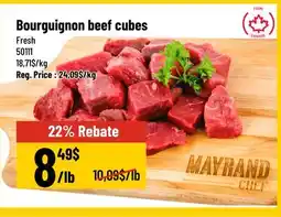 Mayrand Bourguignon Beef Cubes offer