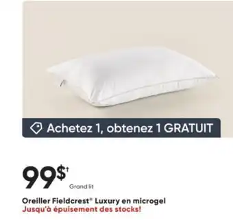 Dormez Vous Oreiller Fieldcrest Luxury en microgel offer