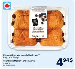 Walmart Your Fresh Market chocolatines offer
