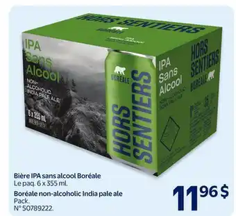 Walmart Boréale non-alcoholic India pale ale offer