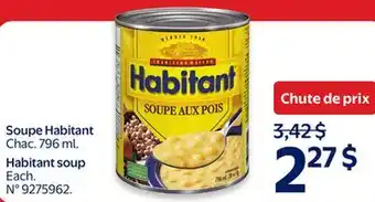 Walmart Habitant soup offer