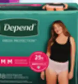 Walmart Depend or Poise Incontinence Products offer