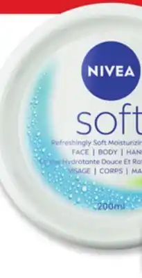 Walmart NIVEA Creme or Soft moisturizing all—purpose cream offer