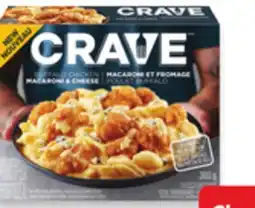 Walmart CRAVE or Kraft Dinner Deluxe frozen entrees trees offer