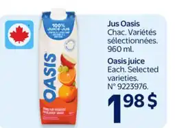 Walmart Oasis juice offer