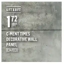 Canac C-Ment Times Decorative Wall Panel offer