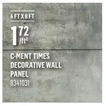 Canac C-Ment Times Decorative Wall Panel offer