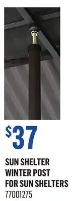 Canac Sun Shelter Winter Post offer