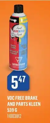 Canac VOC Free Brake and Parts Kleen 539 g offer