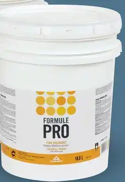 Canac Formule Pro Eggshell Interior Latex Paint Natural White & Colours 18.9 L offer