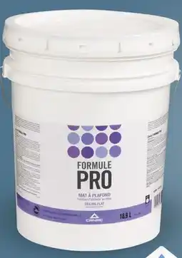 Canac Formule Pro Ceiling Interior Latex Paint Natural White 18.9 L offer