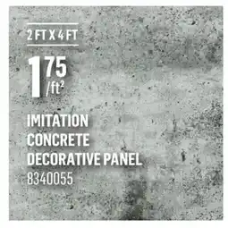 Canac Imitation Concrete Decorative Panel offer