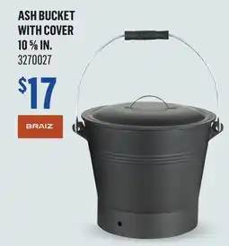 Canac Ash Bucket with Cover 105/8in offer