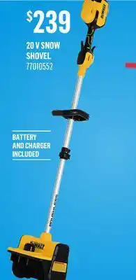 Canac 20 V Snow Shovel offer