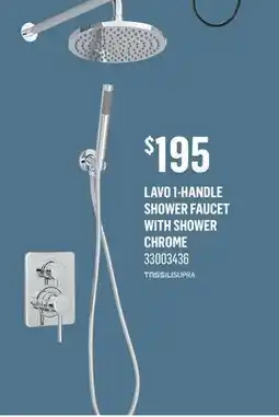 Canac Lavo 1-Handle Shower Faucet with Shower offer